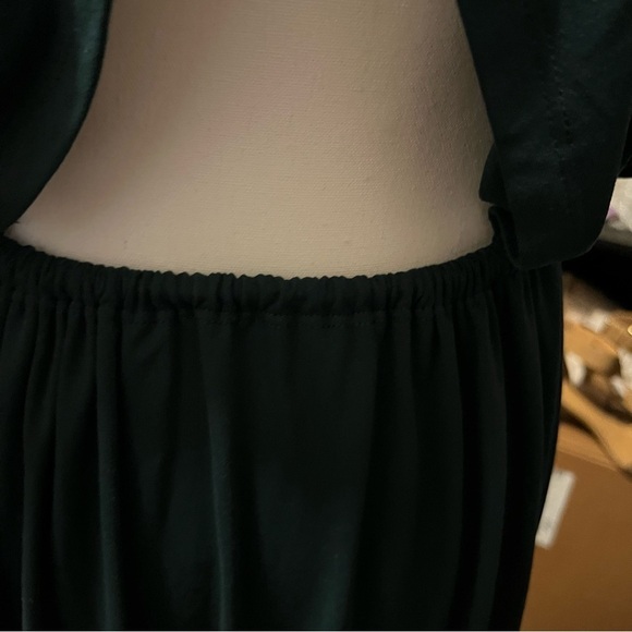 Susana Monaco Tulip Open Back Elastic Waist Nylon and Spandex Dress in Green XS - Picture 14 of 14